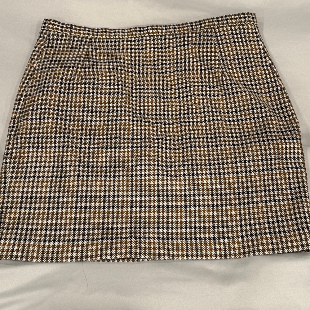 H&M Plaid Mini Skirt